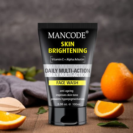 Mancode Skin Brightening Face Wash For Men 100ml