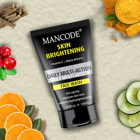 Mancode Skin Brightening Face Wash For Men 100ml