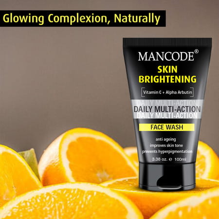 Mancode Skin Brightening Face Wash For Men 100ml