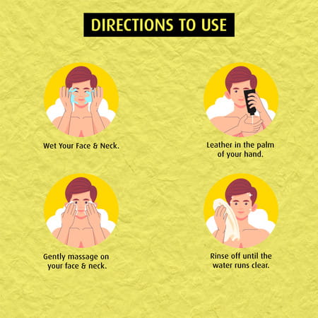 Mancode Skin Brightening Face Wash For Men 100ml