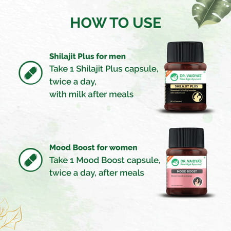 Dr. Vaidya'S Valentines Mood Pack With Shilajit Plus And Mood Boost