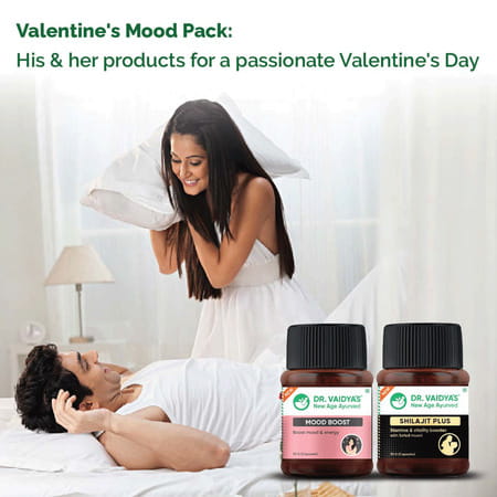 Dr. Vaidya'S Valentines Mood Pack With Shilajit Plus And Mood Boost