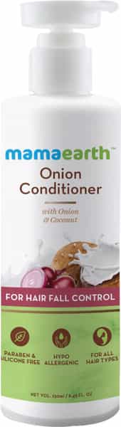 Mamaearth Onion Conditioner With Onion & Coconut For Hair Fall Control Bottle Of 250 Ml