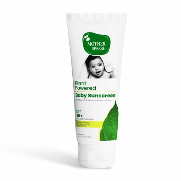 Mother Sparsh Natural Baby Sunscreen Lotion Spf 30+ Uva/Uvb Protection 100Ml