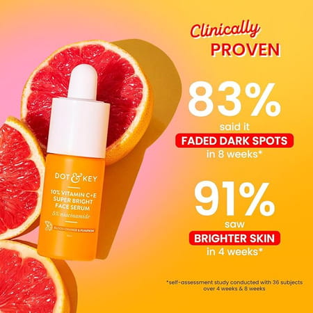 Dot & Key 10% Vitamin C + E Serum With 5% Niacinamide | For All Skin Types - 30ml