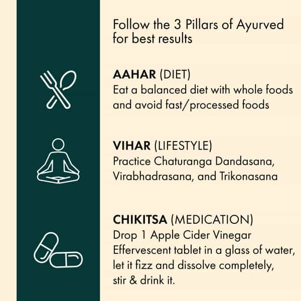 Dr. Vaidya's Apple Cider Vinegar | 15 Effervescent Tablets