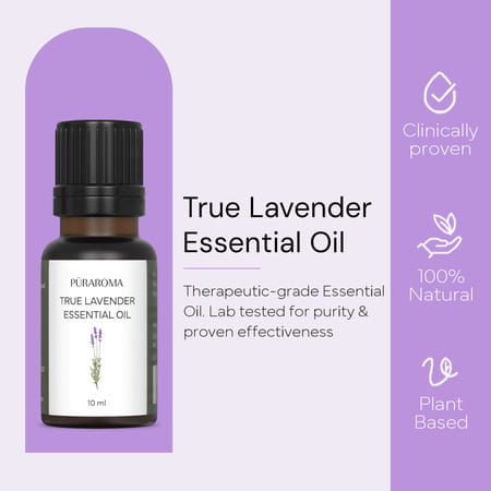 Puraroma True Lavender Essential Oil - 10 Ml
