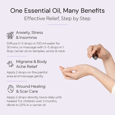 Puraroma True Lavender Essential Oil - 10 Ml