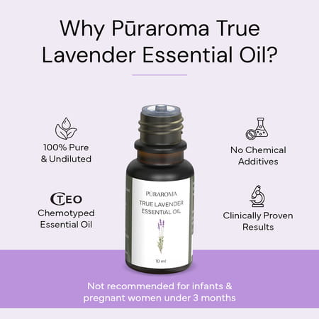 Puraroma True Lavender Essential Oil - 10 Ml