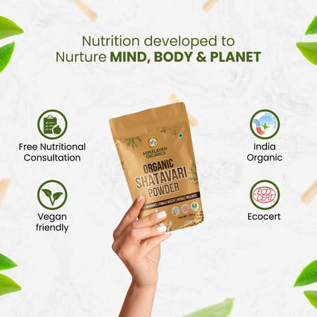 Himalayan Organics Organic Shatavari | Powder | Packet | 250 Gm