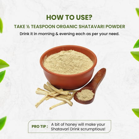 Himalayan Organics Organic Shatavari | Powder | Packet | 250 Gm