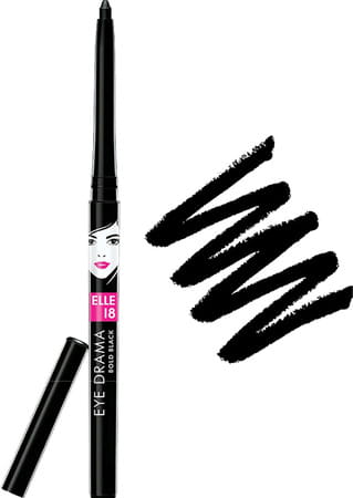 Elle 18 Eye Drama Kajal | Super Black | 0.35 G