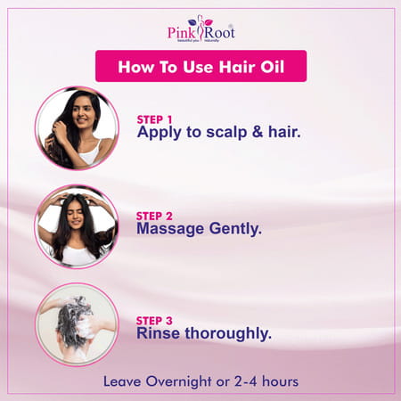 Pink Root Amla Thanda Hair Oil 200ml