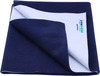 Newnik Cozymat Dry Sheet (Size: 200Cm X 260Cm) Double Bed Navy Blue