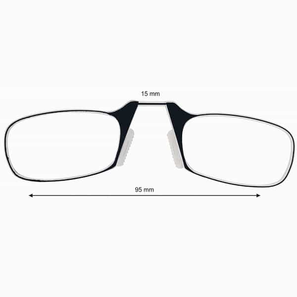 Klar Eye Quik Smartphone Reading Glasses Men And Women Powers +1 To +3+1.50 Power Black
