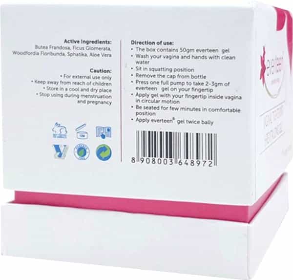 Everteen Vaginal Tightening & Revitalizing Gel For Women - 1 Large Pack- 50Gm