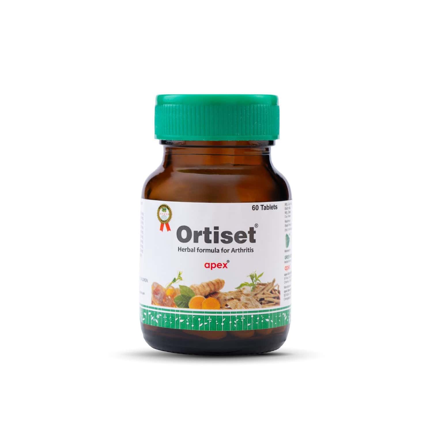 Green Milk Ortiset Tablets | Ayurvedic Joint & Bone Support | 60 Tablets