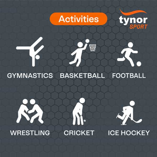 Tynor Ankle Support (Neo) Black & Orange Universal 1 Unit