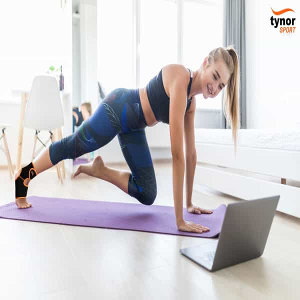 Tynor Ankle Support (Neo) Black & Orange Universal 1 Unit
