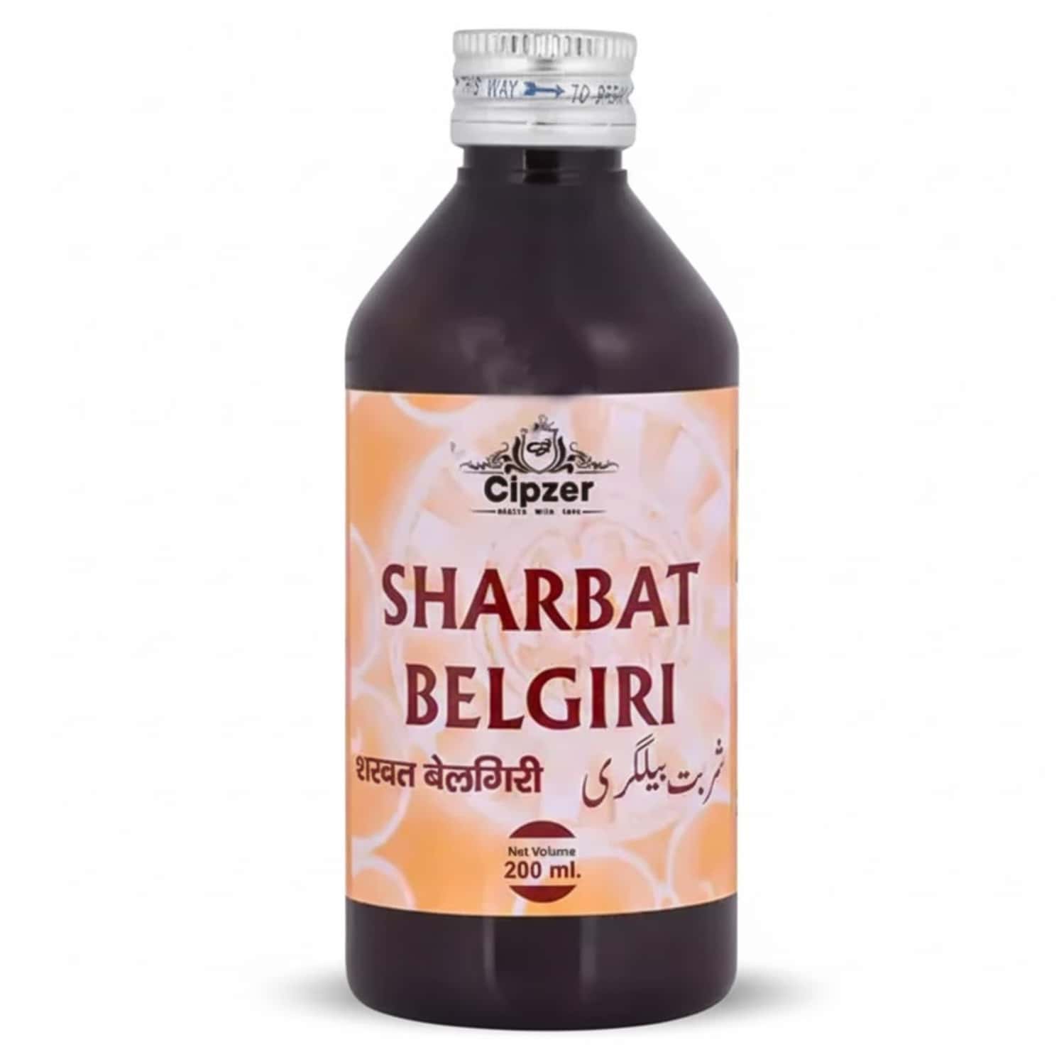 Cipzer Sharbat Belgiri 200ml | Supports Digestive Health & Promotes Gut Comfort