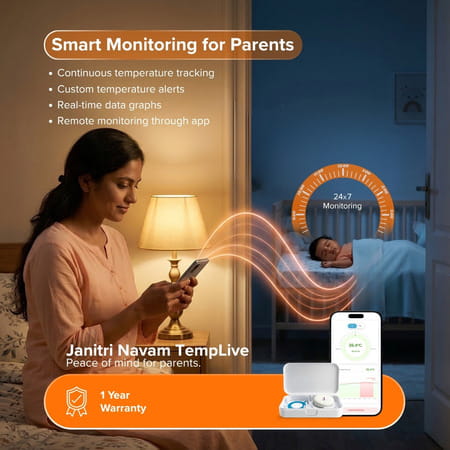 Janitri - Navam Templive | Smart Baby Temperature Monitoring Patch