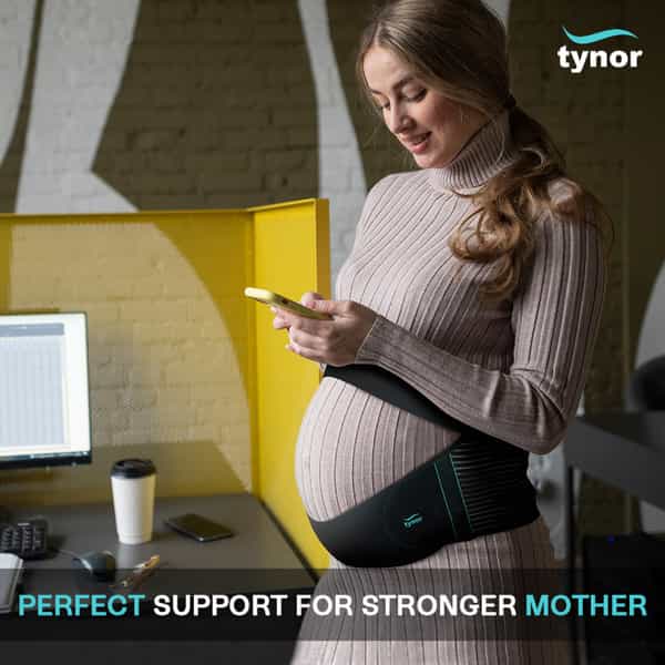 Tynor Pregnancy Support Black Large 1 Unit