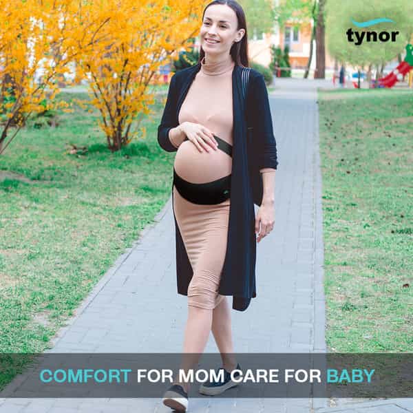 Tynor Pregnancy Support Black Large 1 Unit