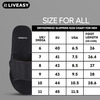 Liveasy Essentials Diabetic & Orthopedic Slippers- Men With Velcro -Black Size 6