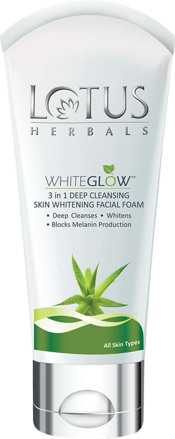 Lotus Herbals Wg 3 In 1 Deep Facial Foam 100 Gm