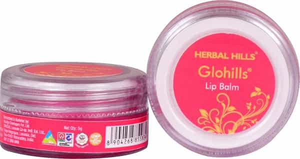 Herbal Hills Lip Balm Or Lip Gel - 5Gms With Strawberry Flavour