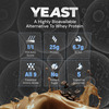 Nutrabay Yeast Protein Powder Cold Coffee 25G Protein & 6.7G Bcaa Per Scoop Jar 500 Gm