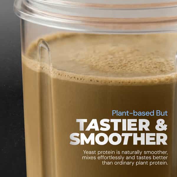 Nutrabay Yeast Protein Powder Cold Coffee 25G Protein & 6.7G Bcaa Per Scoop Jar 500 Gm