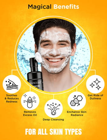 Mancode Detoxifying De-Tan Foam Face Wash 150Ml