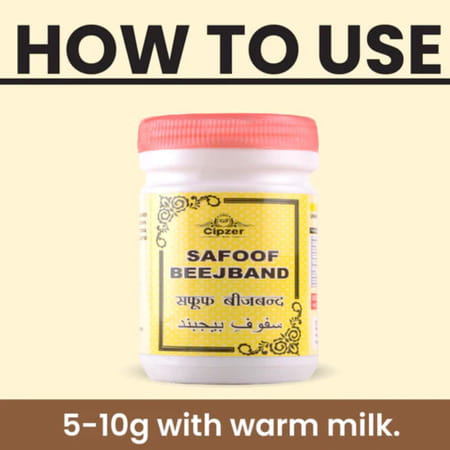 Cipzer Safoof Beejband | Boost Sexual Stamina-Improve Sex Life & Control Premature Ejaculation | 50g