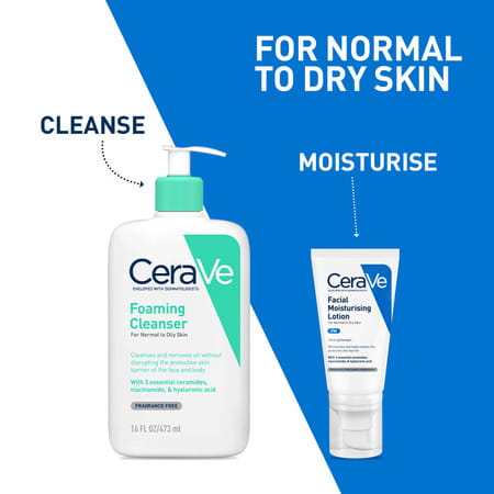 Cerave Pm Facial Moisturizing Lotion For Normal To Dry Skin 52ml