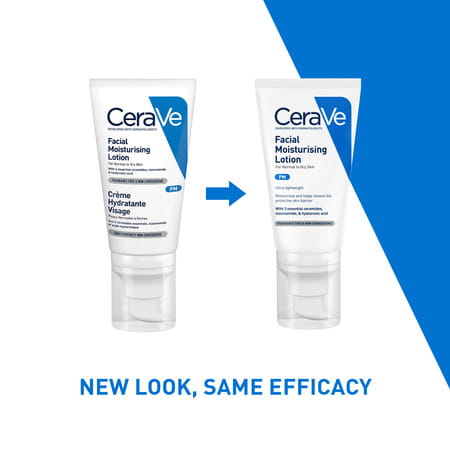 Cerave Pm Facial Moisturizing Lotion For Normal To Dry Skin 52ml