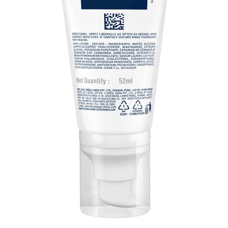 Cerave Pm Facial Moisturizing Lotion For Normal To Dry Skin 52ml