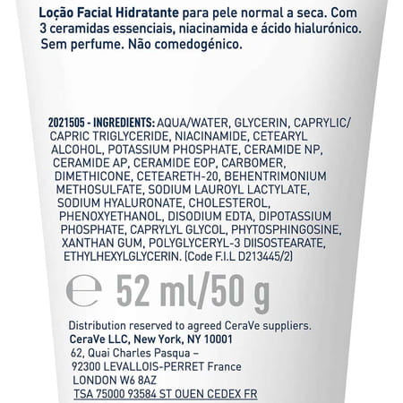 Cerave Pm Facial Moisturizing Lotion For Normal To Dry Skin 52Ml