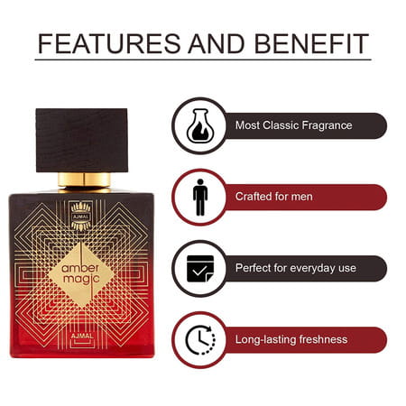 Ajmal Titanium Edp 100ml Perfume For Men And Amber Magic Edp 100ml Perfume For Men