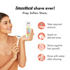 Plush All Natural Shaving Gel For Women With Aloe Vera & Vitamin E Extracts - 100 Gms