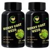 Fij Ayurveda Horny Goat Weed Epimedium Extract With Maca Root - 500mg 60 Veg Capsules (Pack Of 2)
