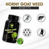 Fij Ayurveda Horny Goat Weed Epimedium Extract With Maca Root - 500mg 60 Veg Capsules (Pack Of 2)