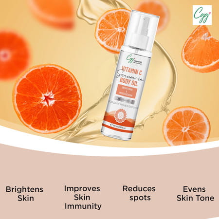 Cgg Cosmetics Vitamin C Serum- In-Body-Oil For Normal To Pigmented Skin | 100 Ml