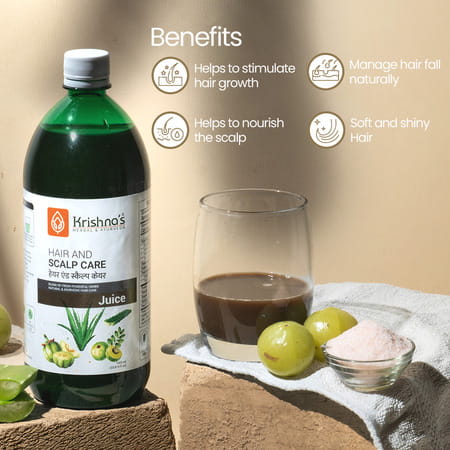 Krishna's Hair And Scalp Care Juice - 1 Litre