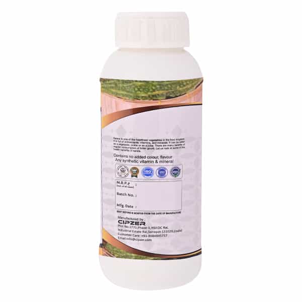 Cipzer Karela Juice |Helps In Regulating Blood Sugar Level And Promotes Purification Of Blood-500Ml