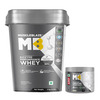 Muscleblaze Biozyme Performance Whey Protein | Blue Tokai Coffee | 4Kg & Creatine Monohydrate | 100G