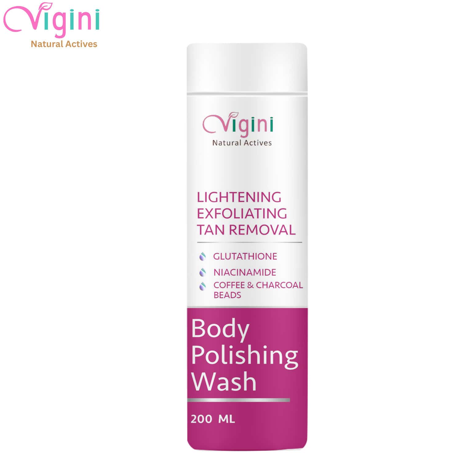 Buy VIGINI SKIN WHITENING LIGHTENING EXFOLIATING GLOW GLUTATHIONE BODY DTAN POLISHING GEL WASH 200ML Online & Get Upto 60% OFF at PharmEasy