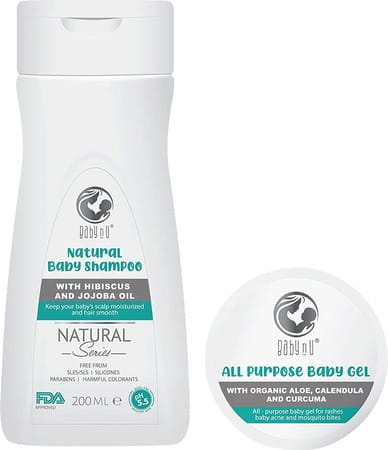 Babynu All Purpose Natural Baby Gel And Babynu Natural Shampoo (200ml)