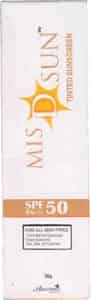 Mis D Sun Tinted Sunscreen Spf 50 | Pa+++ For All Skin Types - 50g