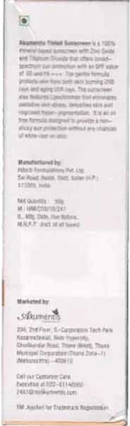 Mis D Sun Tinted Sunscreen Spf 50 | Pa+++ For All Skin Types - 50G